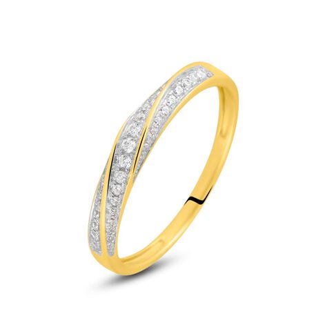 Anello Fascia Claire Oro Giallo Cubic Zirconia - Anelli con Pietre Donna | Stroili