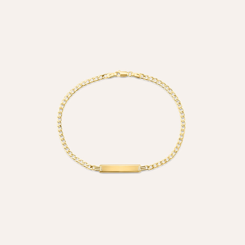 Bracciale Con Targhetta Oro Uomo Oro Giallo - Bracciali Uomo | Stroili