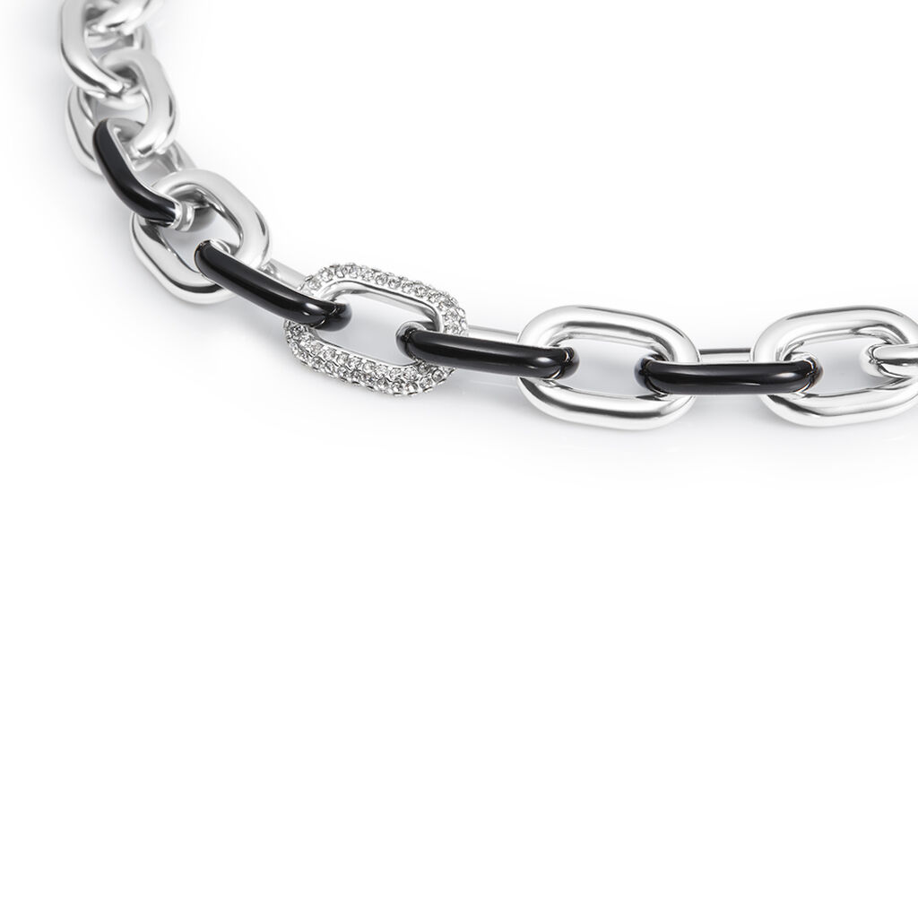 Catena Lady Sweet Acciaio Cristallo - Collane Catena Donna | Stroili
