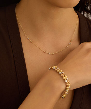 Bracciale Golden Lover Oro Tricolore