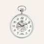 Set Orologio Meccanico da Tasca Capital in Metallo e Stand in Metallo