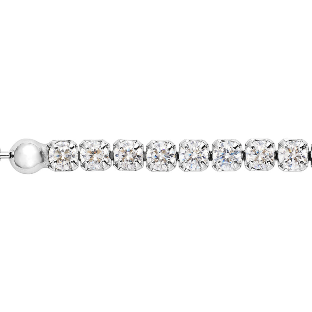 Bracciale Tennis Silver Elegance Argento Rodiato Cubic Zirconia - Bracciali Tennis Donna | Stroili