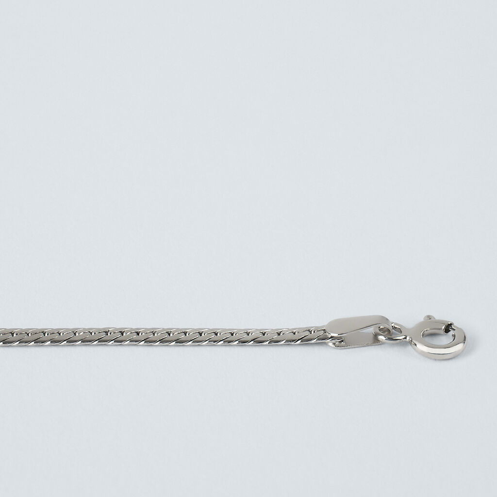 Bracciale Catena Colette Oro Bianco - Bracciali Donna | Stroili