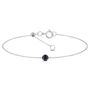 Bracciale Punto Luce Charlotte Oro Bianco Zaffiro