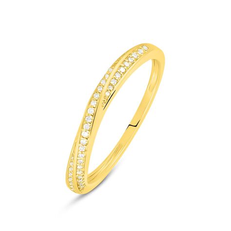 Anello Fascia Sophia Oro Giallo Diamante - Anelli con Pietre Donna | Stroili