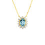 Collana Amélie Oro Giallo Topazio Cubic Zirconia
