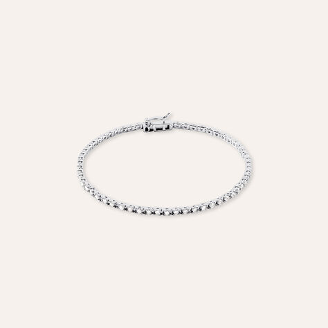 Bracciale Tennis Grace Oro Bianco Diamante - Bracciali Tennis Donna | Stroili