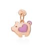 Pendente Love Beats Argento Rosa