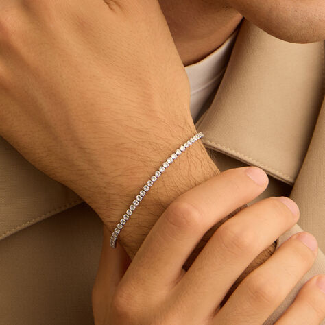 Bracciale Man Code Acciaio Cristallo - Gioielli Uomo | Stroili