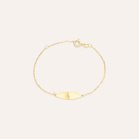 Bracciale Con Targhetta Holy Oro Giallo - Bracciali con Incisione Bambino | Stroili