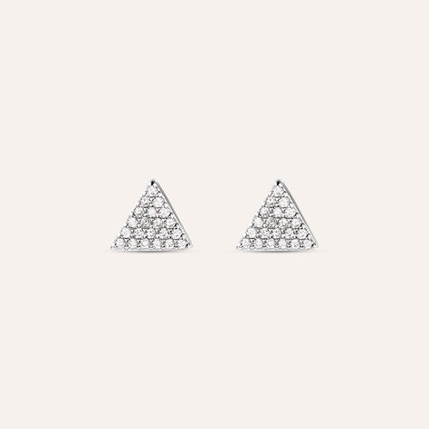 Orecchini Lobo Silver Shine Argento Rodiato Cubic Zirconia - Orecchini a Lobo Donna | Stroili