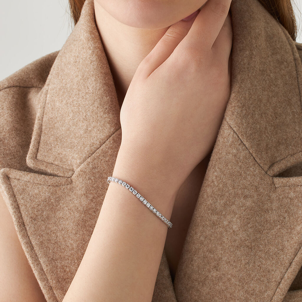 Bracciale Tennis Silver Elegance Argento Rodiato Cubic Zirconia - Bracciali Tennis Donna | Stroili