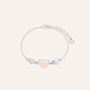 Bracciale Silver Collection Argento Bicolore Bianco / Rosa