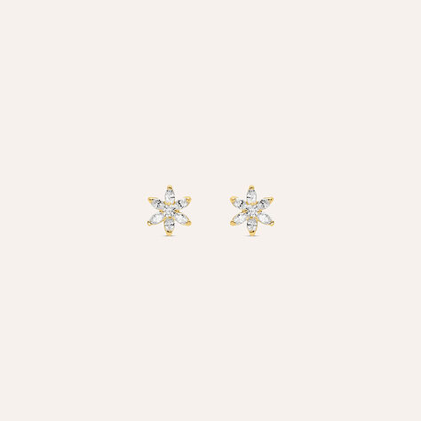 Orecchini Lobo Bon Ton Oro Giallo Cubic Zirconia - Orecchini a Lobo Donna | Stroili
