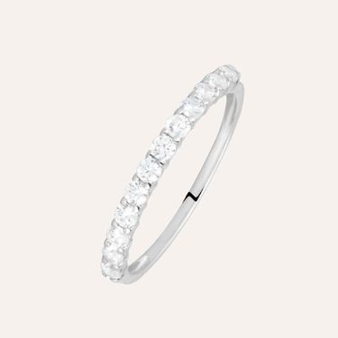 Anello Riviere Claire Oro Bianco Cubic Zirconia
