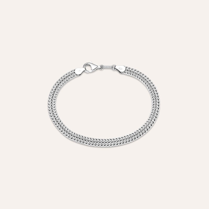 Bracciale Catena Gentleman Argento Rodiato - Gioielli Uomo | Stroili