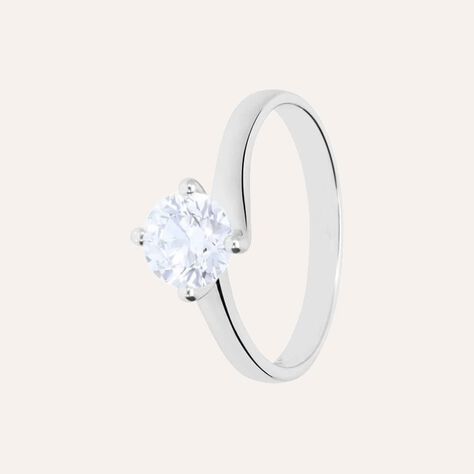 Anello Solitario Valentino Diamade Oro Bianco Diamante Lab-Grown - Anelli con Pietre Donna | Stroili