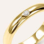 Fede Classica Leggera 3.6 mm Oro Giallo Diamante