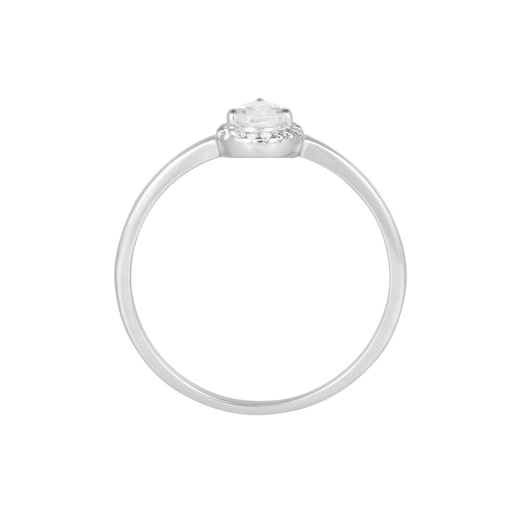 Anello Solitario Claire Oro Bianco Cubic Zirconia - Anelli con Pietre Donna | Stroili