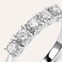 Anello Riviere Diamotion Oro Bianco Diamante