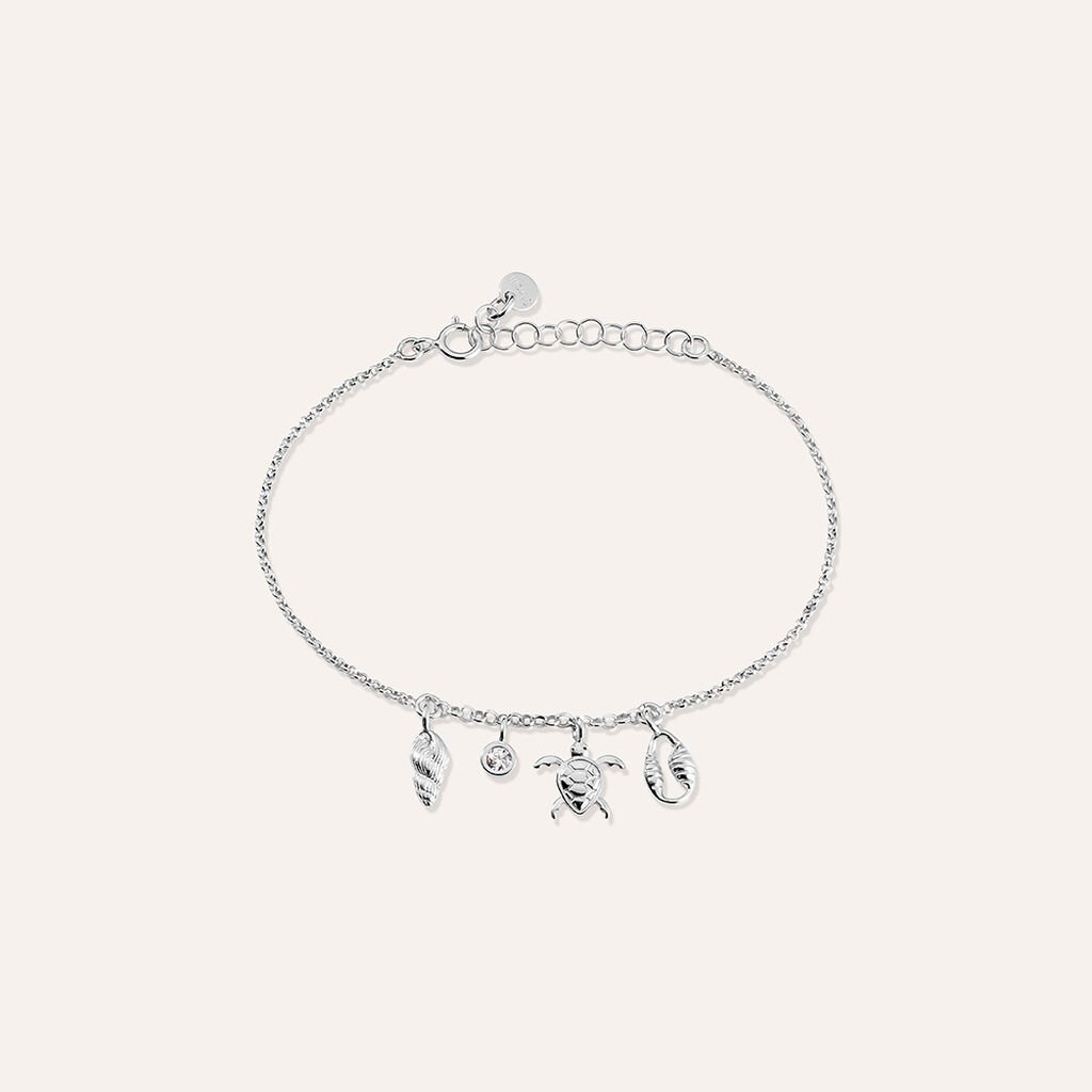 Bracciale Silver Collection Argento Rodiato Cubic Zirconia