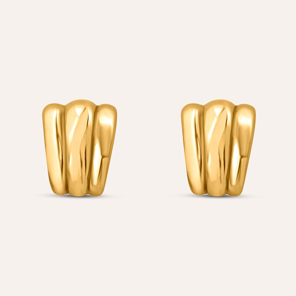 Orecchini Lobo Silver Collection Argento Dorato