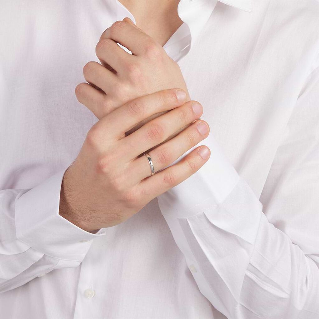 Fede Comoda Leggera 3 mm Oro Bianco