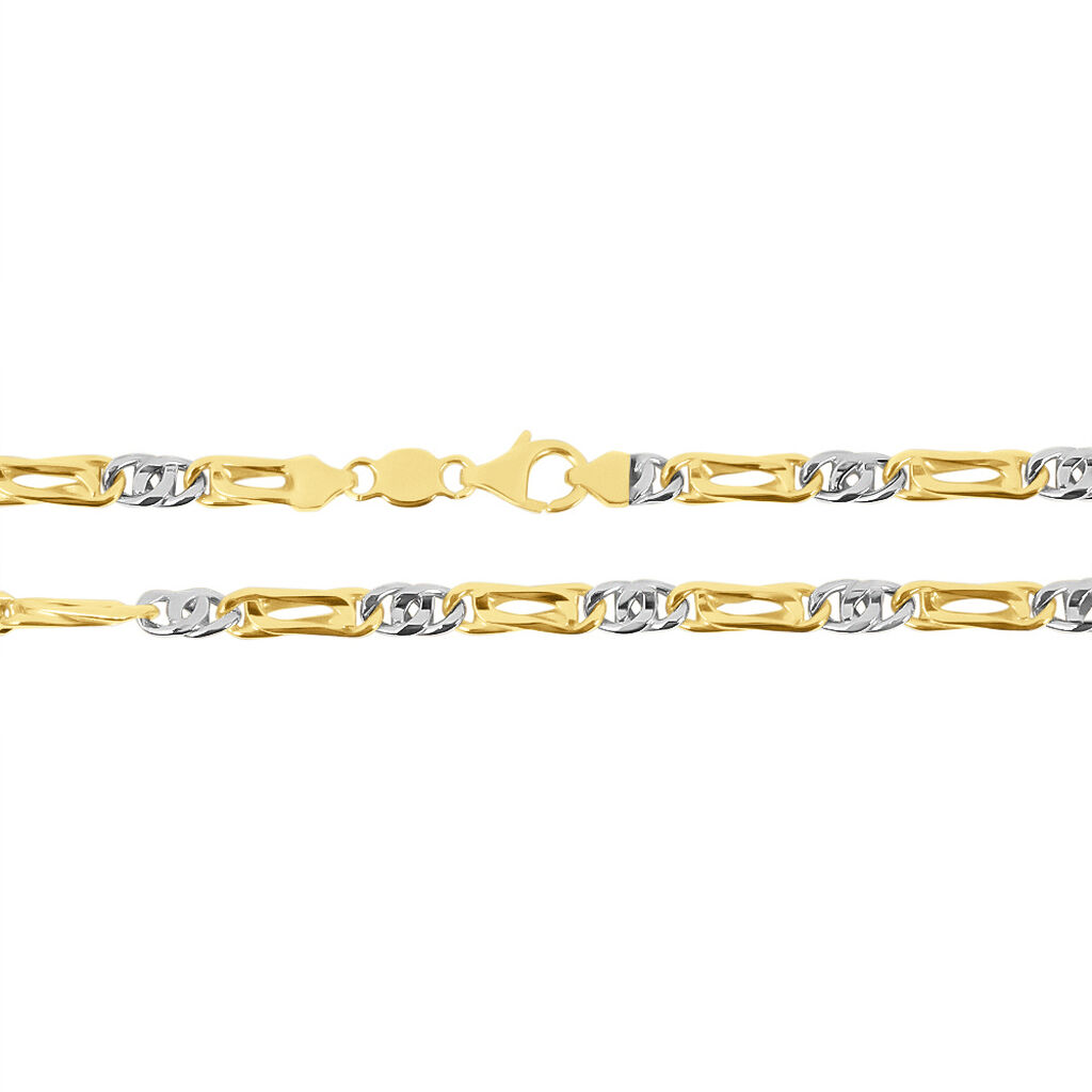 Catena L'homme Or Oro Bicolore - Collane Catena Uomo | Stroili