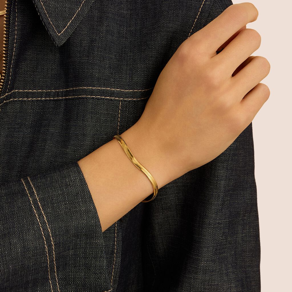 Bracciale Radiance Acciaio Dorato