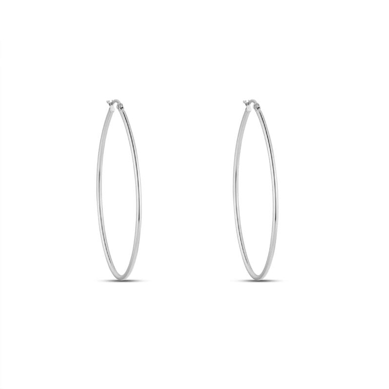 Orecchini a cerchio Lady Code Acciaio Ovale - Orecchini a Cerchio Donna | Stroili