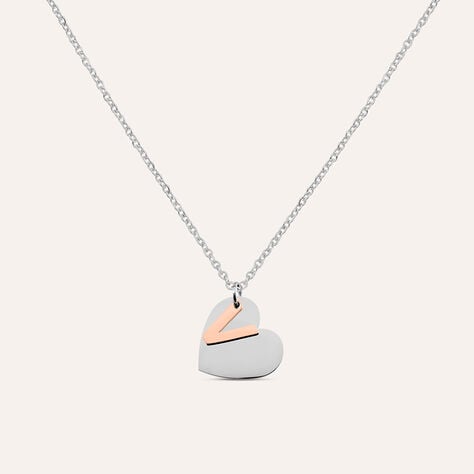 Collana Sunrise Acciaio Bicolore Bianco / Rosa - Collane Donna | Stroili