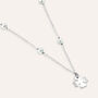 Collana Silver Pearls Argento Rodiato Perla sintentica