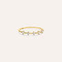 Anello Fantasia Claire Oro Giallo Cubic Zirconia