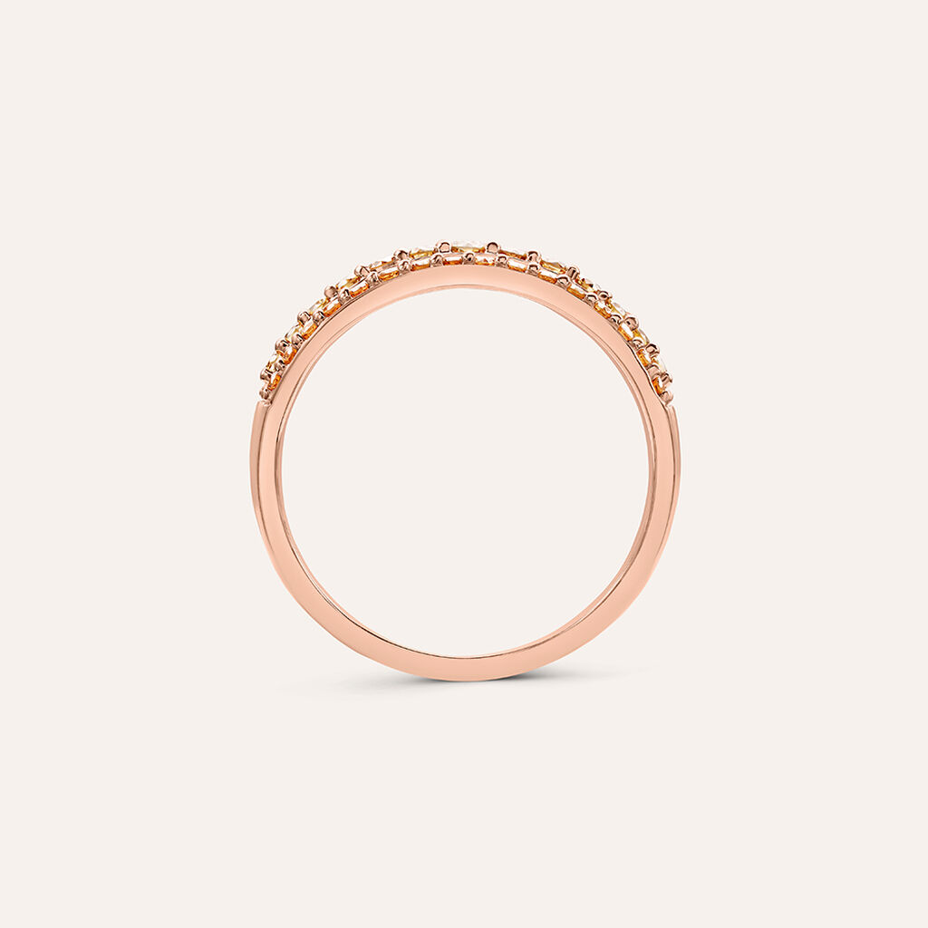 Anello Fascia Sophia Oro Rosa Diamante - Anelli con Pietre Donna | Stroili