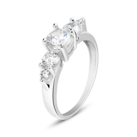 Anello Riviere Silver Elegance Argento Rodiato Cubic Zirconia - Anelli Riviere Donna | Stroili