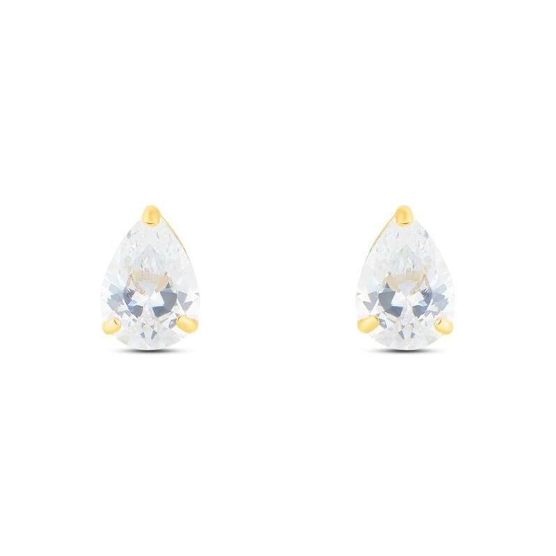 Orecchini Lobo Punto Luce Bon Ton Oro Giallo Cubic Zirconia - Orecchini a Lobo Donna | Stroili