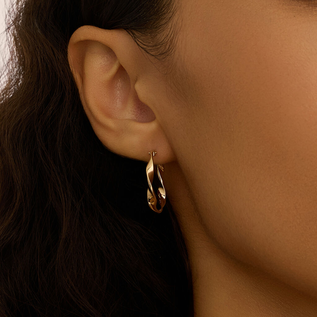 Orecchini A Cerchio Golden Dream Placcato Oro Giallo