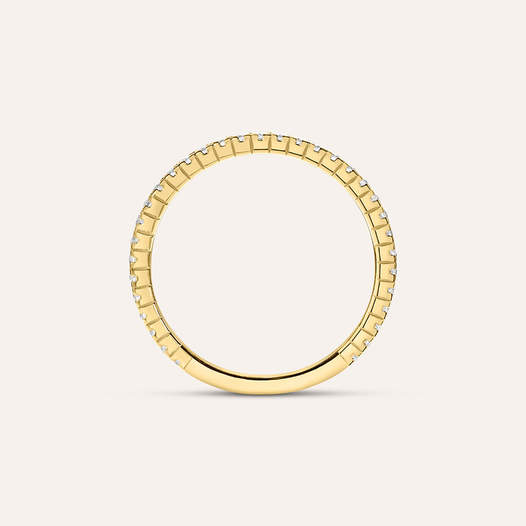 Anello Eternity Claire Oro Giallo Cubic Zirconia - Anelli Eternity Donna | Stroili