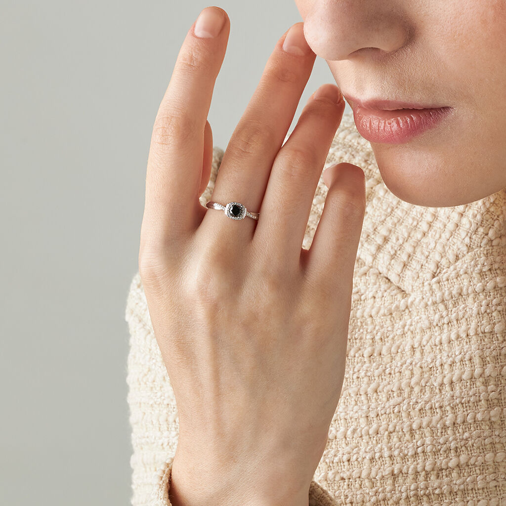 Anello Solitario Sophia Oro Bianco Diamante