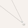 Collana Silver Pearls Argento Rodiato Cubic Zirconia Perla sintentica