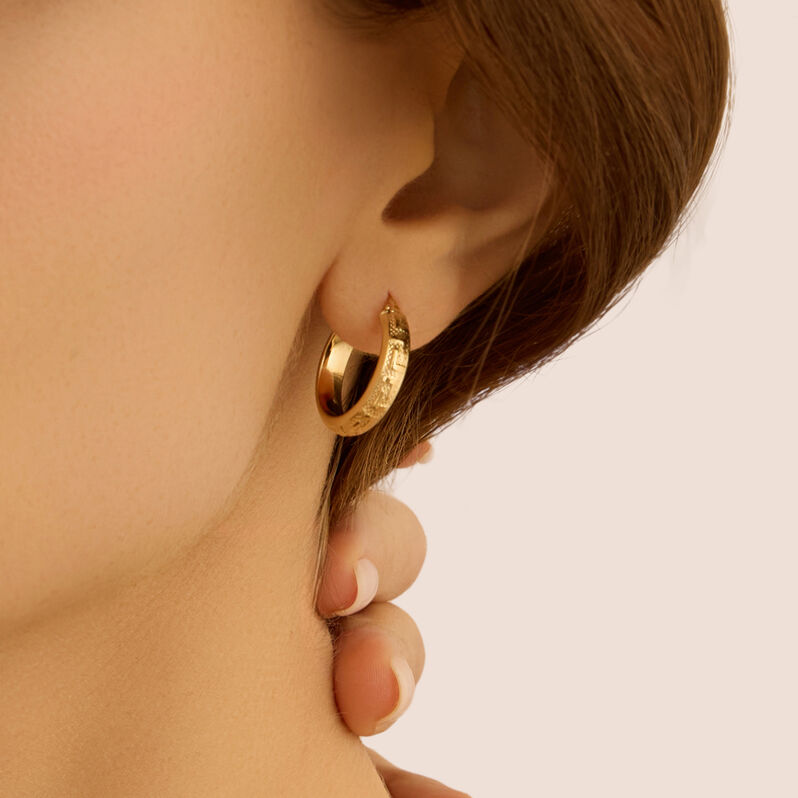 Orecchini A Cerchio Toujours Oro Giallo - Orecchini a Cerchio Donna | Stroili