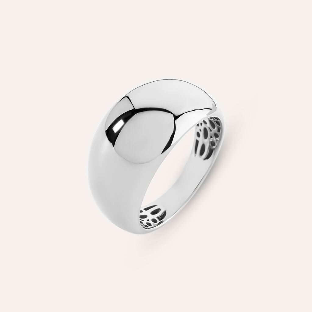 Anello Fascia Desideria Argento Nobile Rodiato