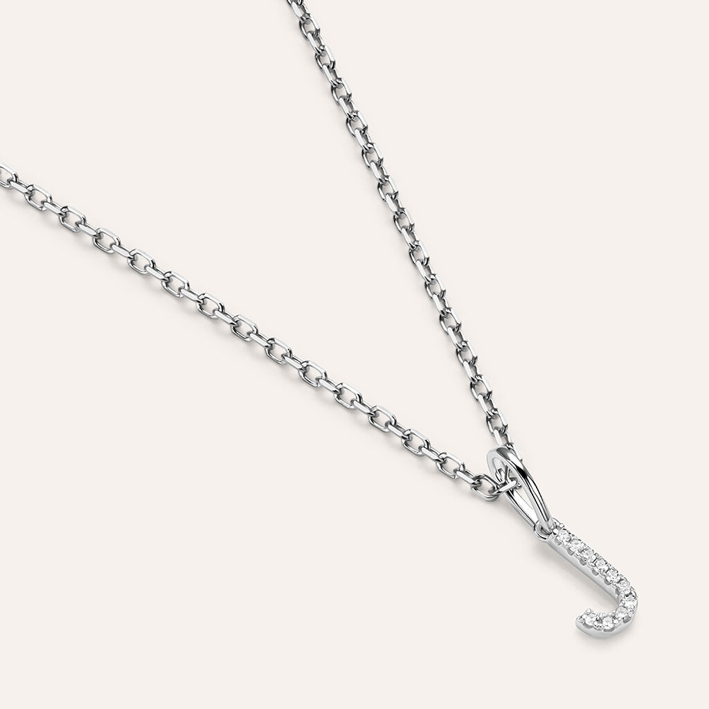 Pendente Sophia Oro Bianco Diamante - Ciondoli Donna | Stroili