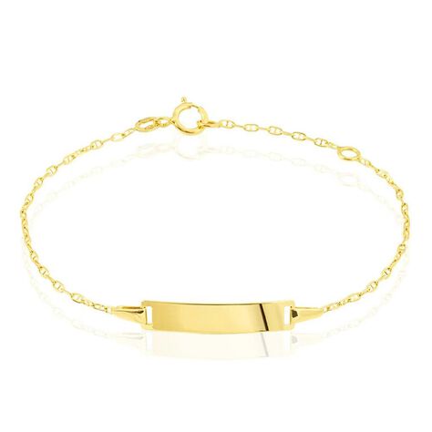 Bracciale Con Targhetta Religious Gold Oro Giallo - Bracciali Bambino | Stroili