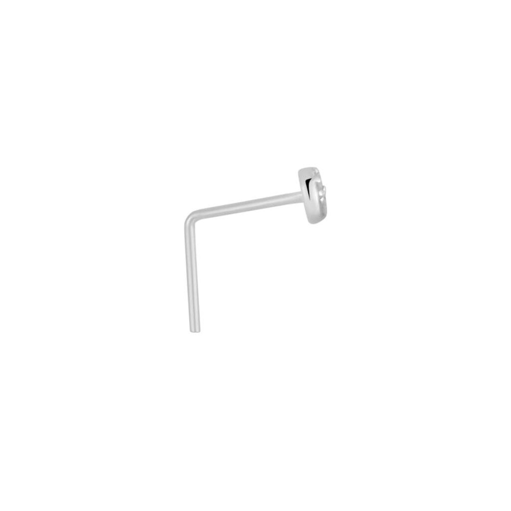 Piercing Naso Bon Ton Oro Bianco Diamante - Piercing Naso Donna | Stroili