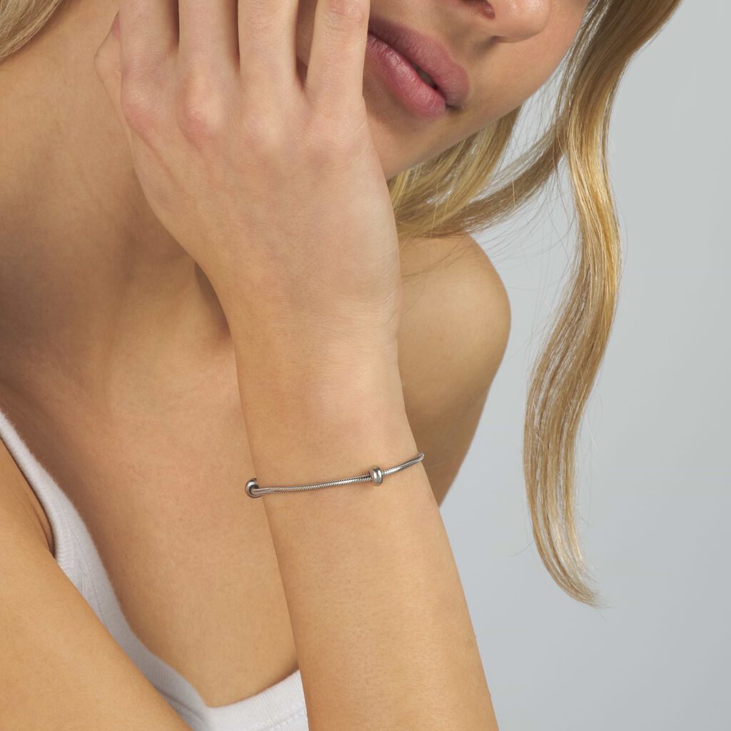 Bracciale Love Beats Argento Rodiato - Bracciali Donna | Stroili