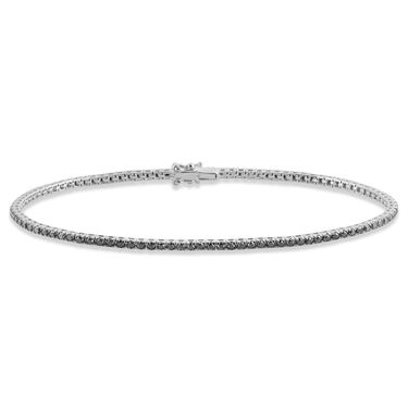 Bracciale Tennis L'homme Diamant Oro Bianco Diamante