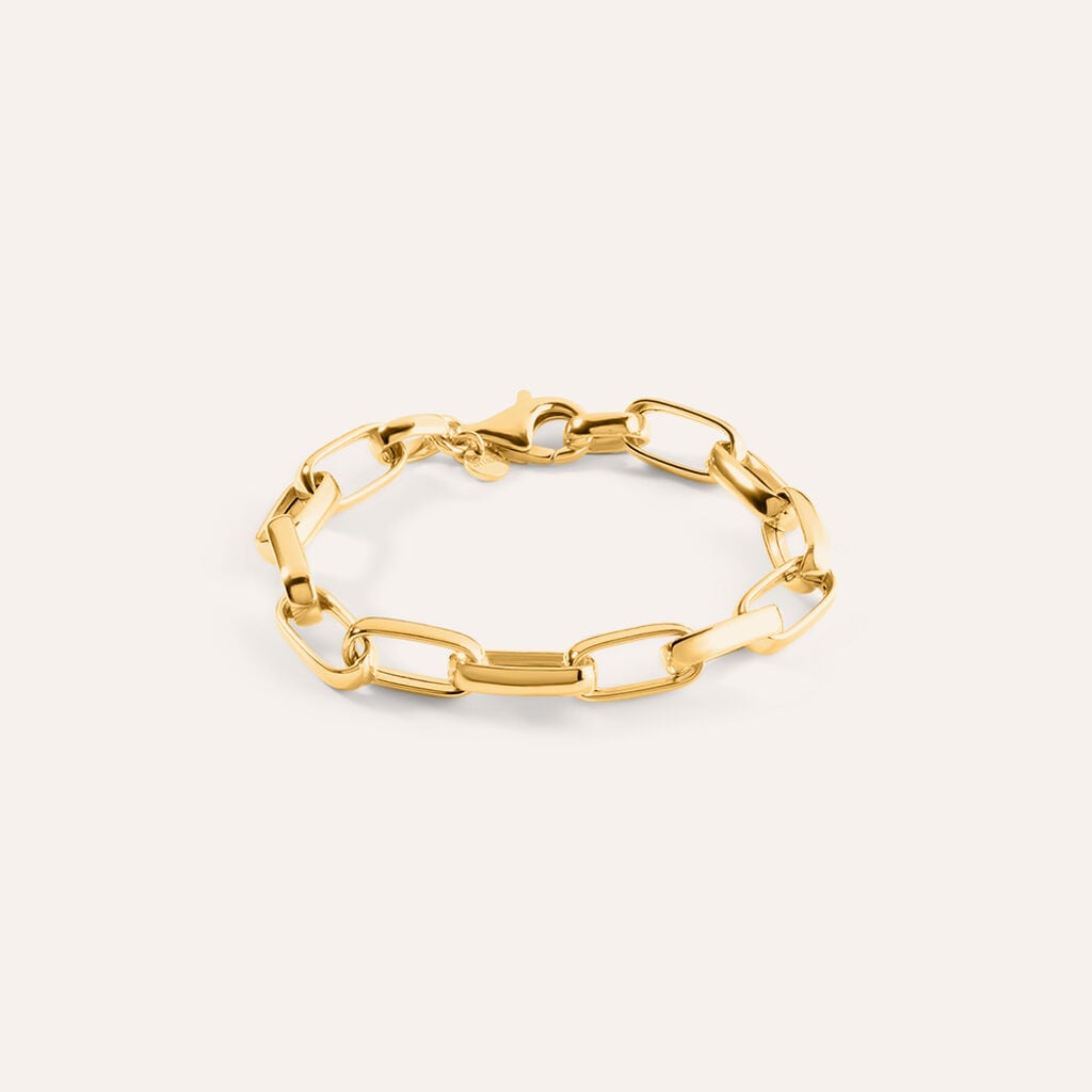 Bracciale Catena Silver Collection Argento Dorato