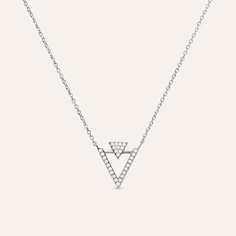 Collana Silver Shine Argento Rodiato Cubic Zirconia - Collane Donna | Stroili