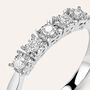 Anello Riviere Diamotion Oro Bianco Diamante